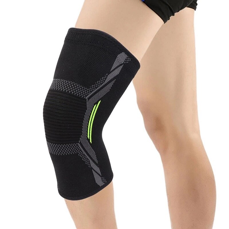 Running Gear In The Cold - Rodillera individual de nailon tejido para