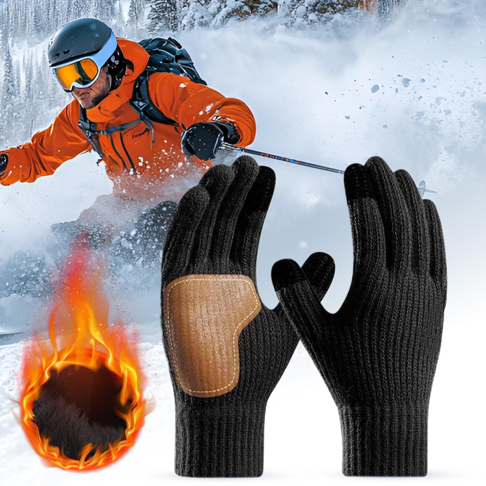 Running Gear In The Cold - Guantes calefactables USB con pantalla táctil,