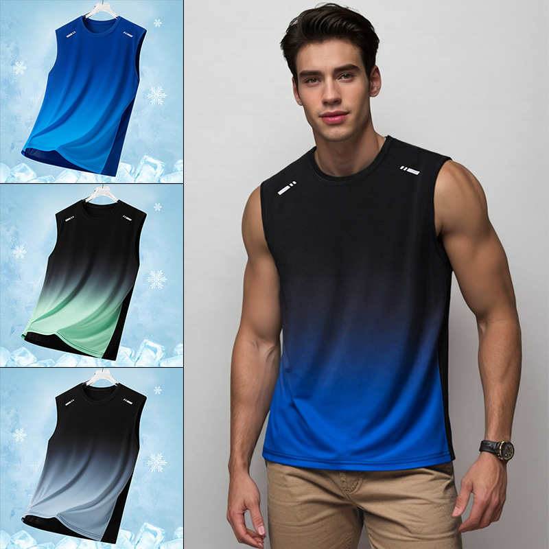 Running Hydration Vest - Chaleco Deportivo Degradado para Hombre, Ligero,