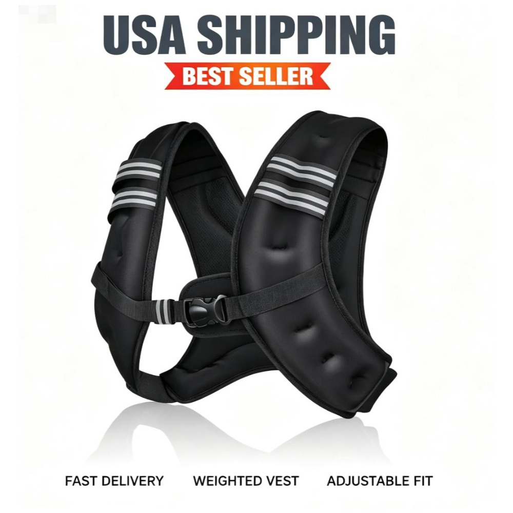 Running Hydration Vest - Chaleco con peso para fitness, prellenado
