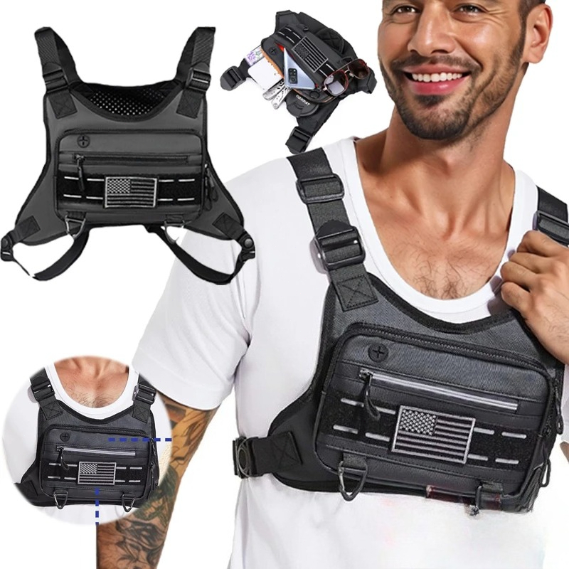 Running Hydration Vest - Chaleco Táctico para Correr - Bolsa
