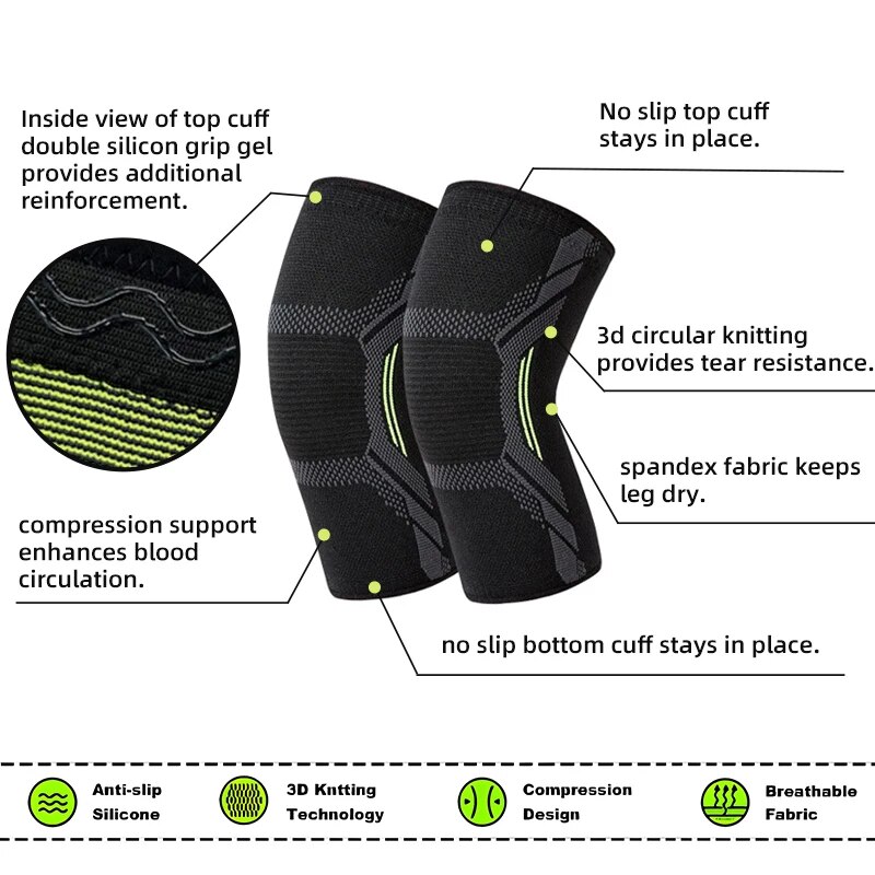 Rodillera deportiva de nailon  - Running Gear In The Cold reseña y precio