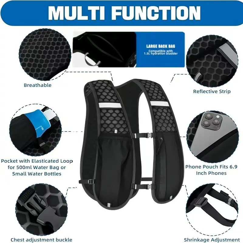 Chaleco de Hidratación para Co - Running Hydration Vest reseña y precio