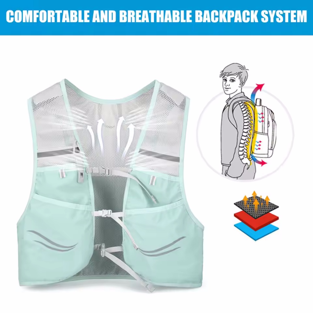 Chaleco reflectante para corre - Running Hydration Vest reseña y precio