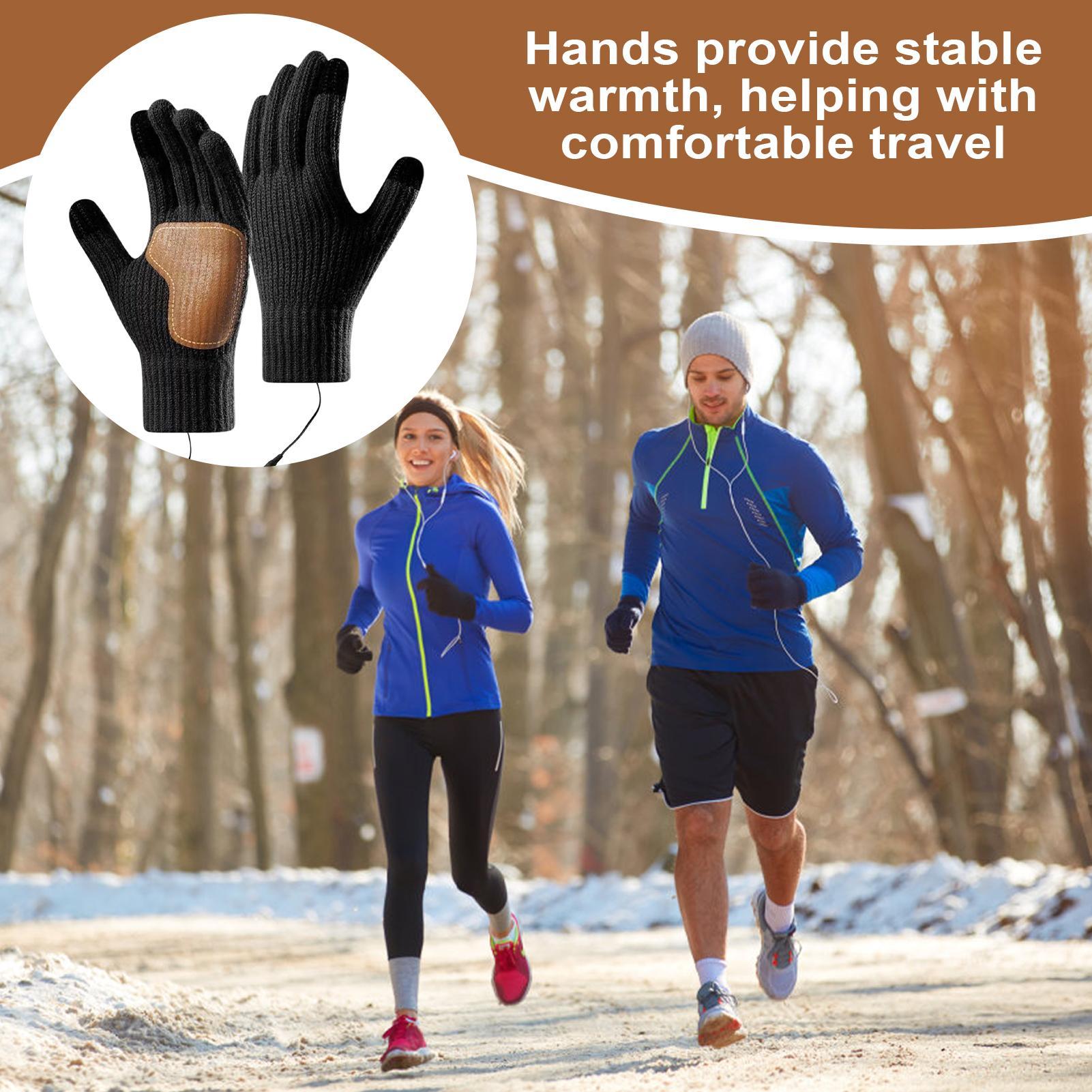 Guantes calefactables USB con  - Running Gear In The Cold reseña y precio