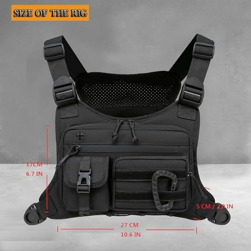 Bolsa de pecho táctica para ho - Running Hydration Vest reseña y precio