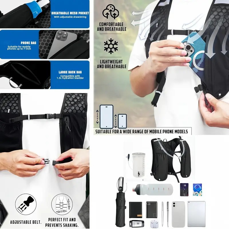 Chaleco de Running Unisex Resi - Running Hydration Vest reseña y precio