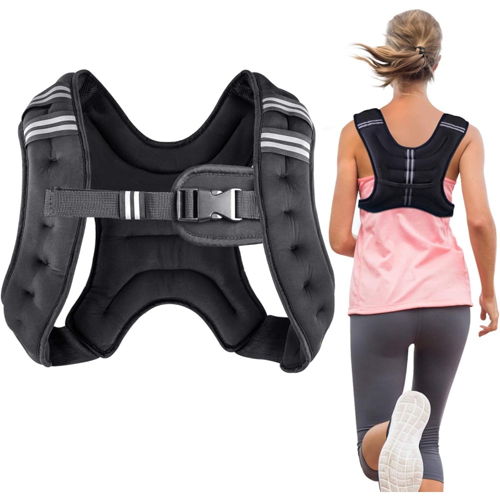 Chaleco con peso para fitness, - Running Hydration Vest reseña y precio