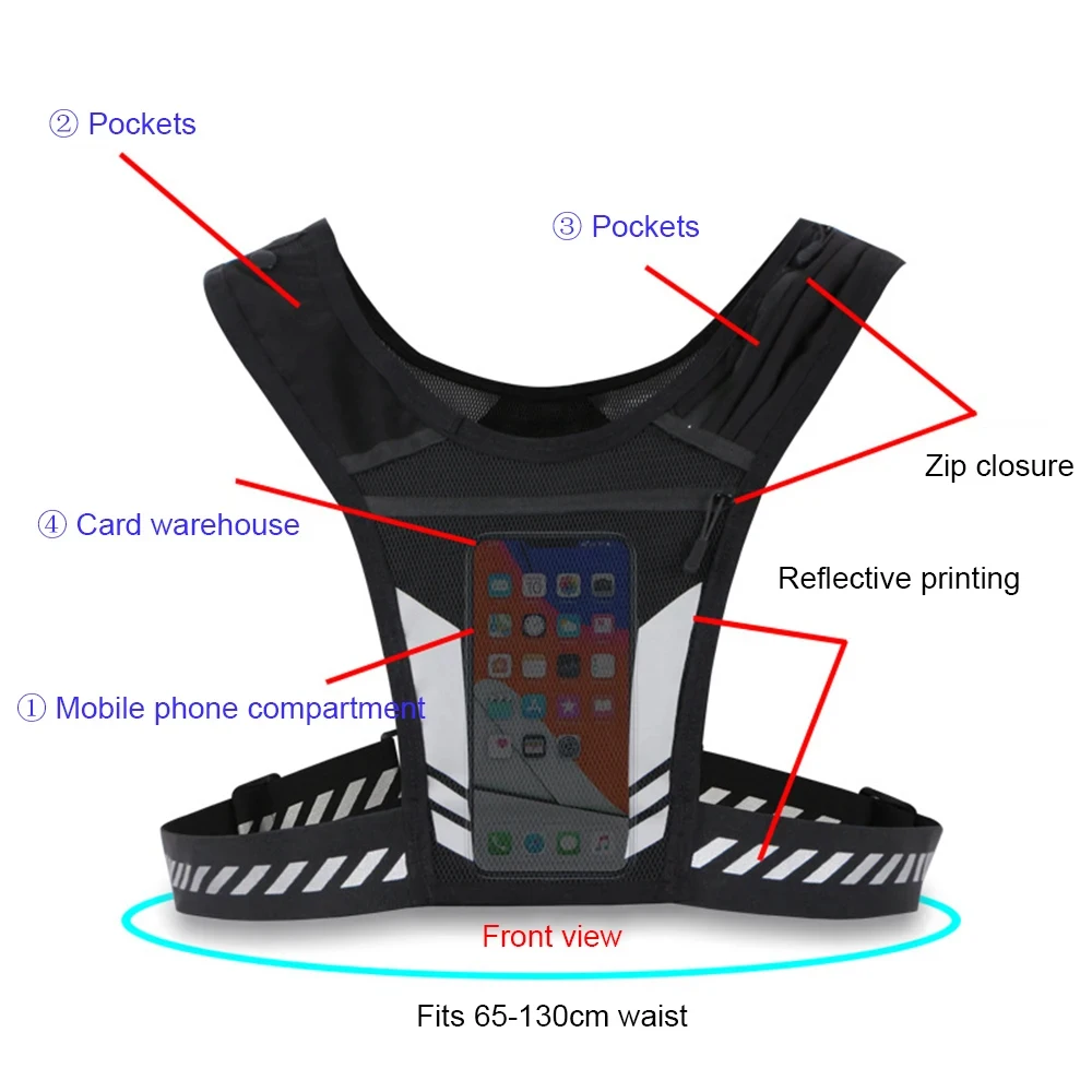 OSSOHH 1 chaleco para correr,  - Running Hydration Vest reseña y precio