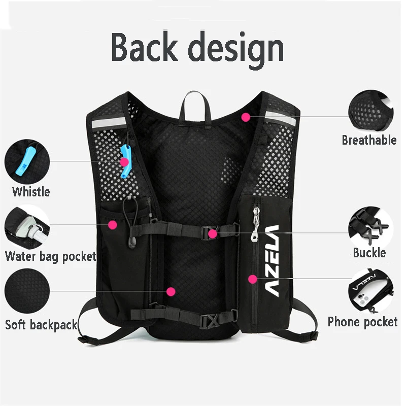 Mochila con chaleco de hidrata - Running Hydration Vest reseña y precio