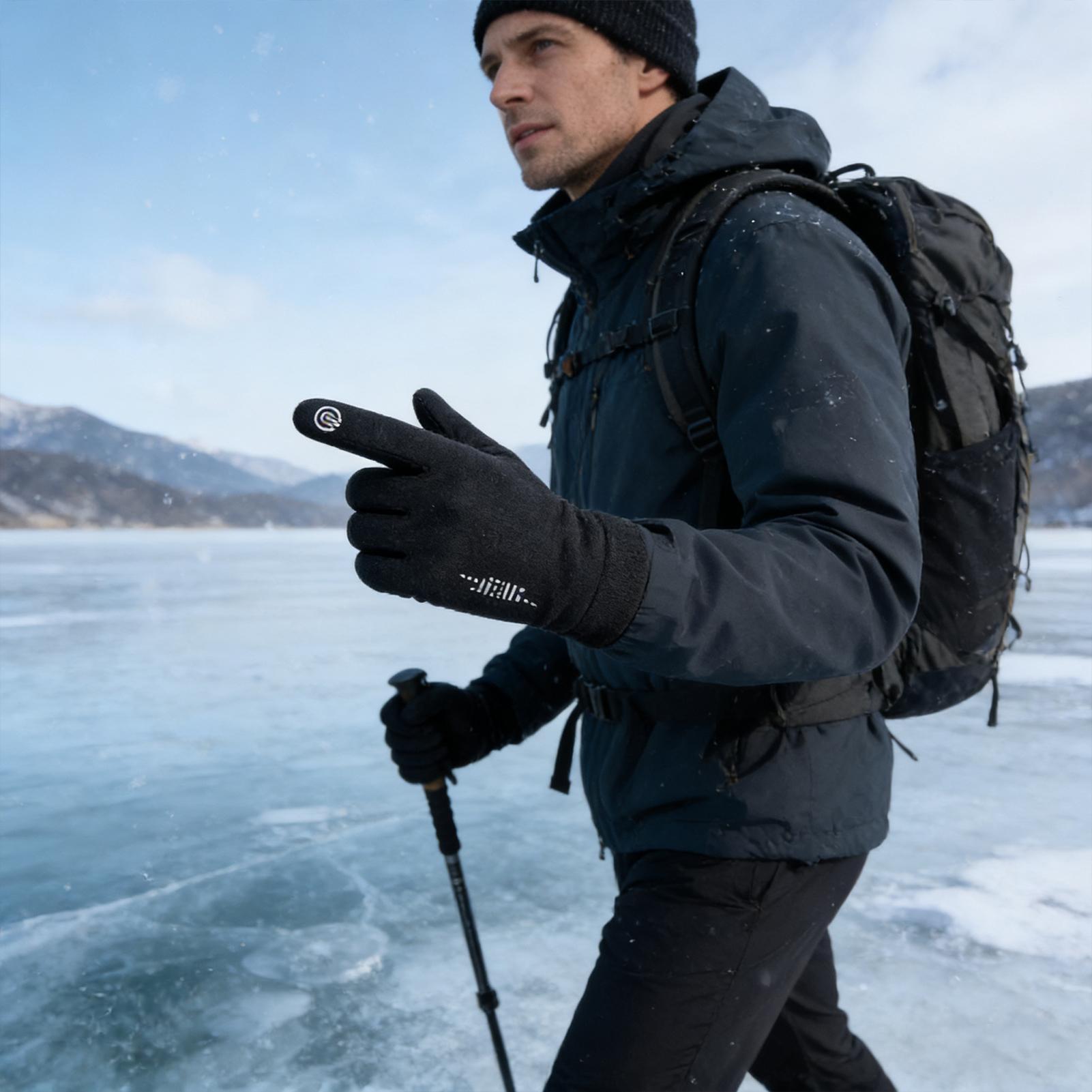 Guantes cálidos para ciclismo, - Running Gear In The Cold reseña y precio