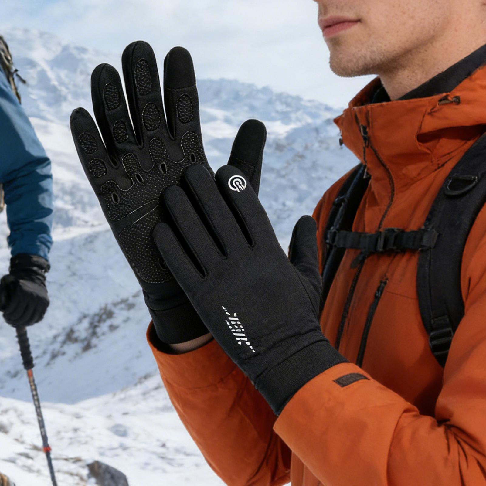 Guantes cálidos para ciclismo, - Running Gear In The Cold reseña y precio